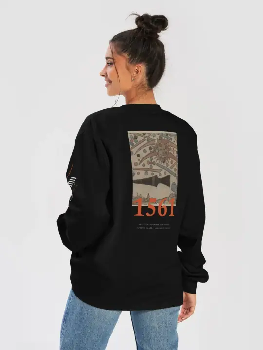 Nürnberg 1561 Long Sleeve, back print detail