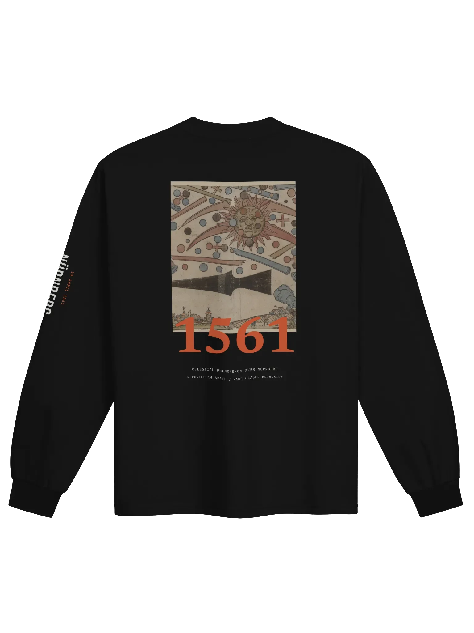 Nürnberg 1561 Long Sleeve, back artwork view