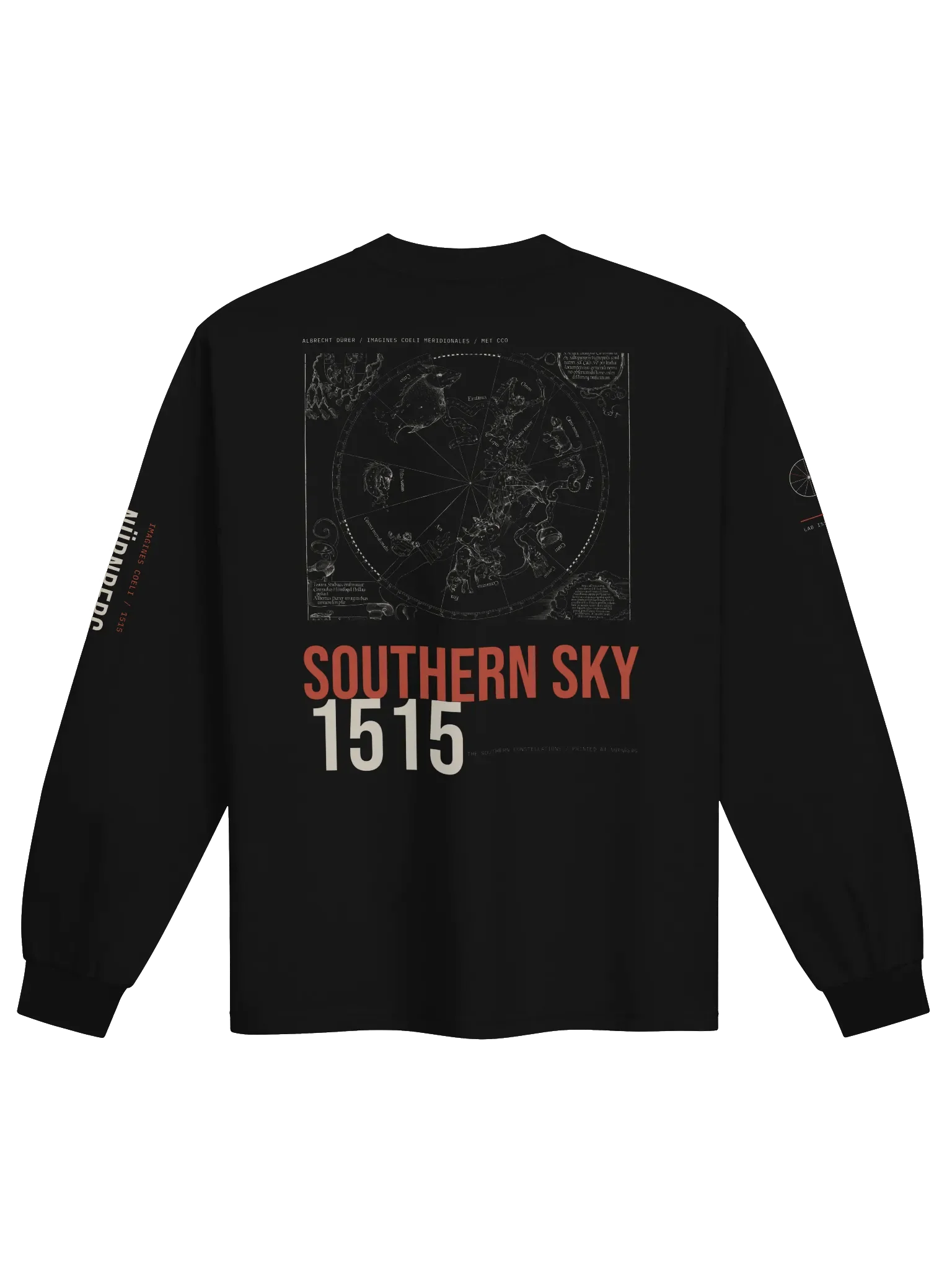 Southern Sky 1515 Archive Long Sleeve, back artwork view